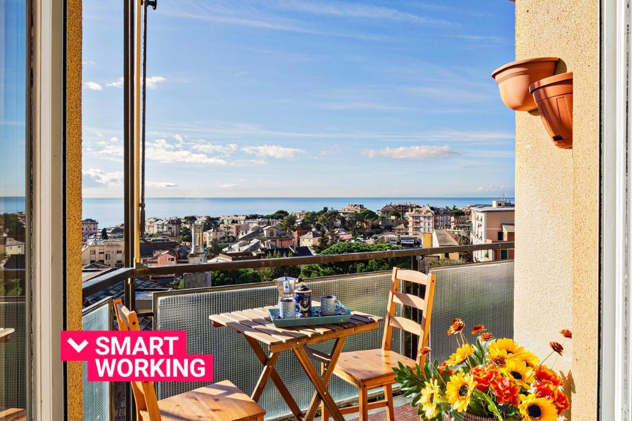 Homey Seaview Apartment By Wonderful Italy Genoa Exterior photo